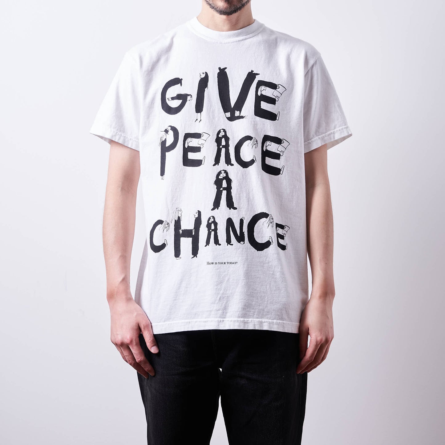 GIVE PEACE A CHANCE SS  TEE