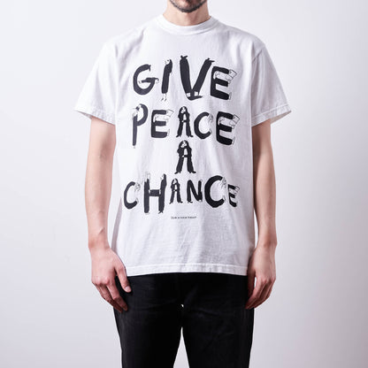 GIVE PEACE A CHANCE SS  TEE