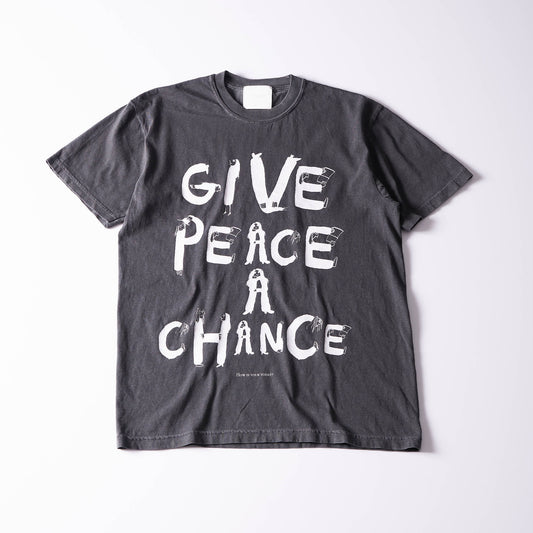 GIVE PEACE A CHANCE SS  TEE