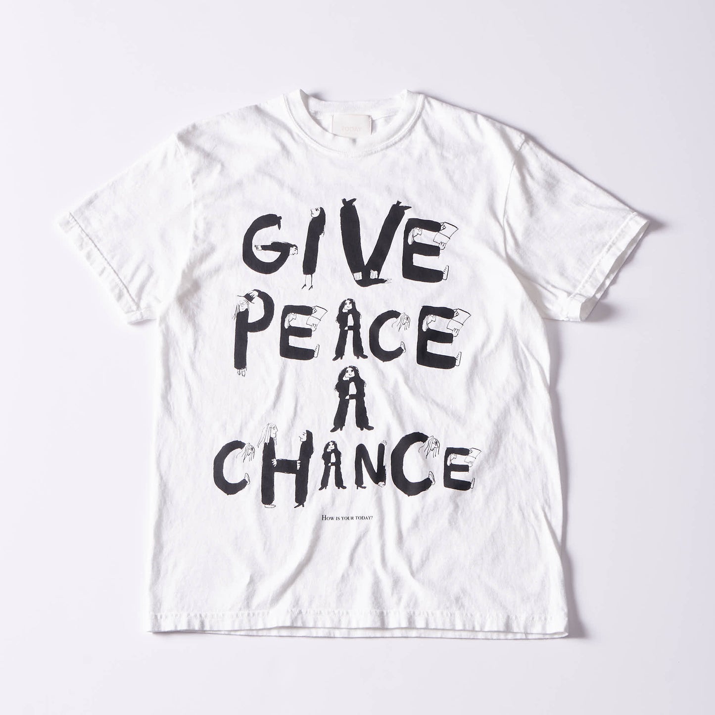 GIVE PEACE A CHANCE SS  TEE