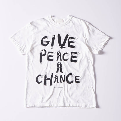 GIVE PEACE A CHANCE SS  TEE