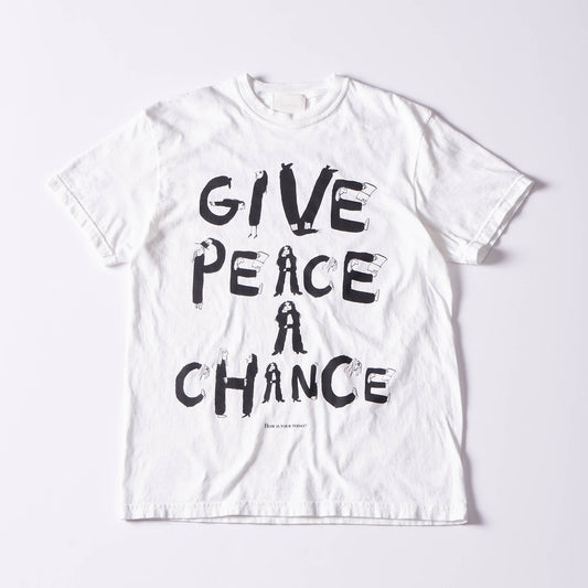 GIVE PEACE A CHANCE SS  TEE