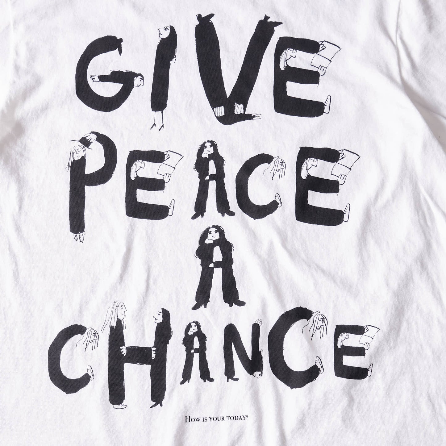 GIVE PEACE A CHANCE SS  TEE