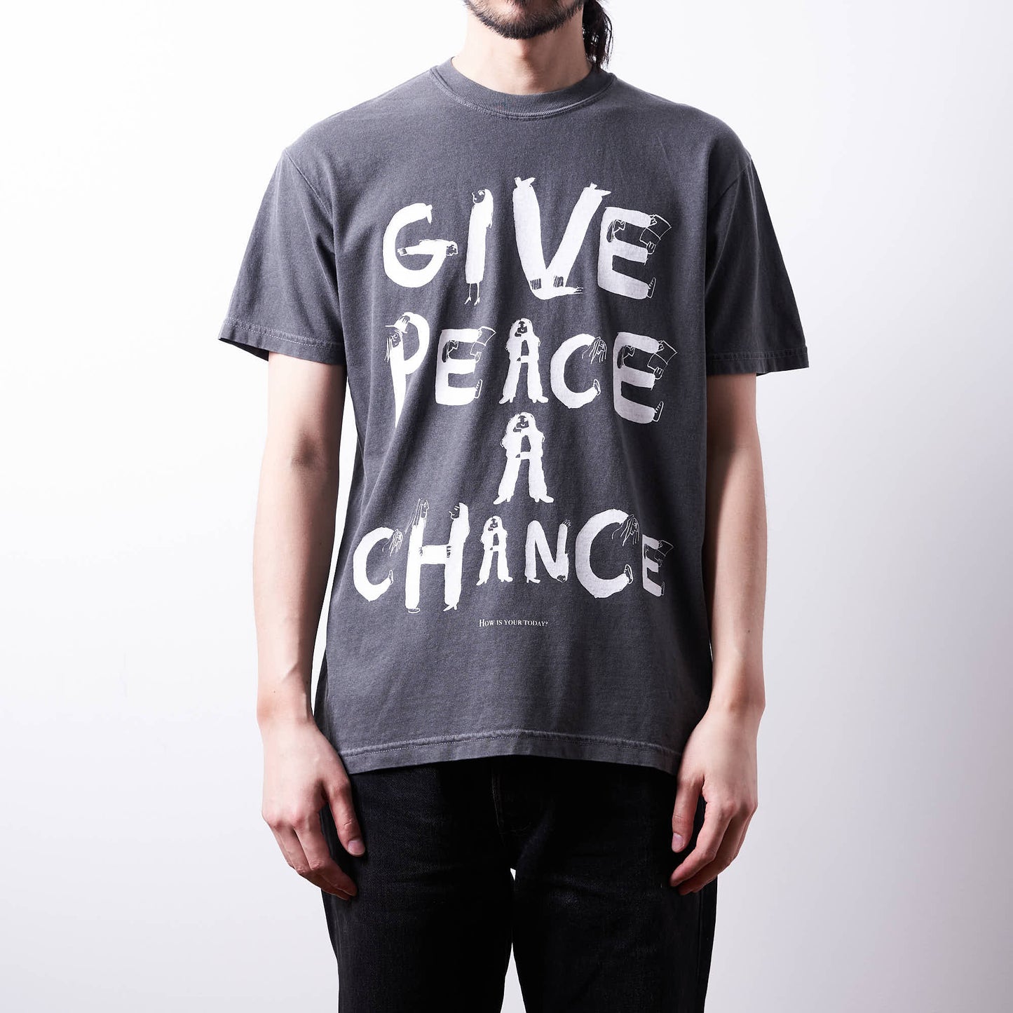 GIVE PEACE A CHANCE SS  TEE
